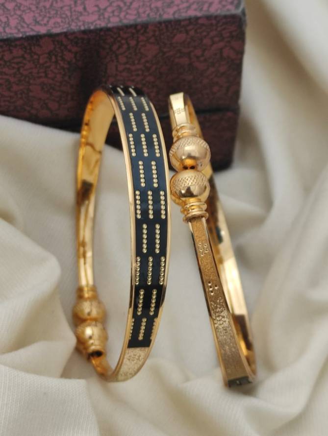 CNC Gold Plated Kadli Bracelets Wholesale Market In Surat With Price
